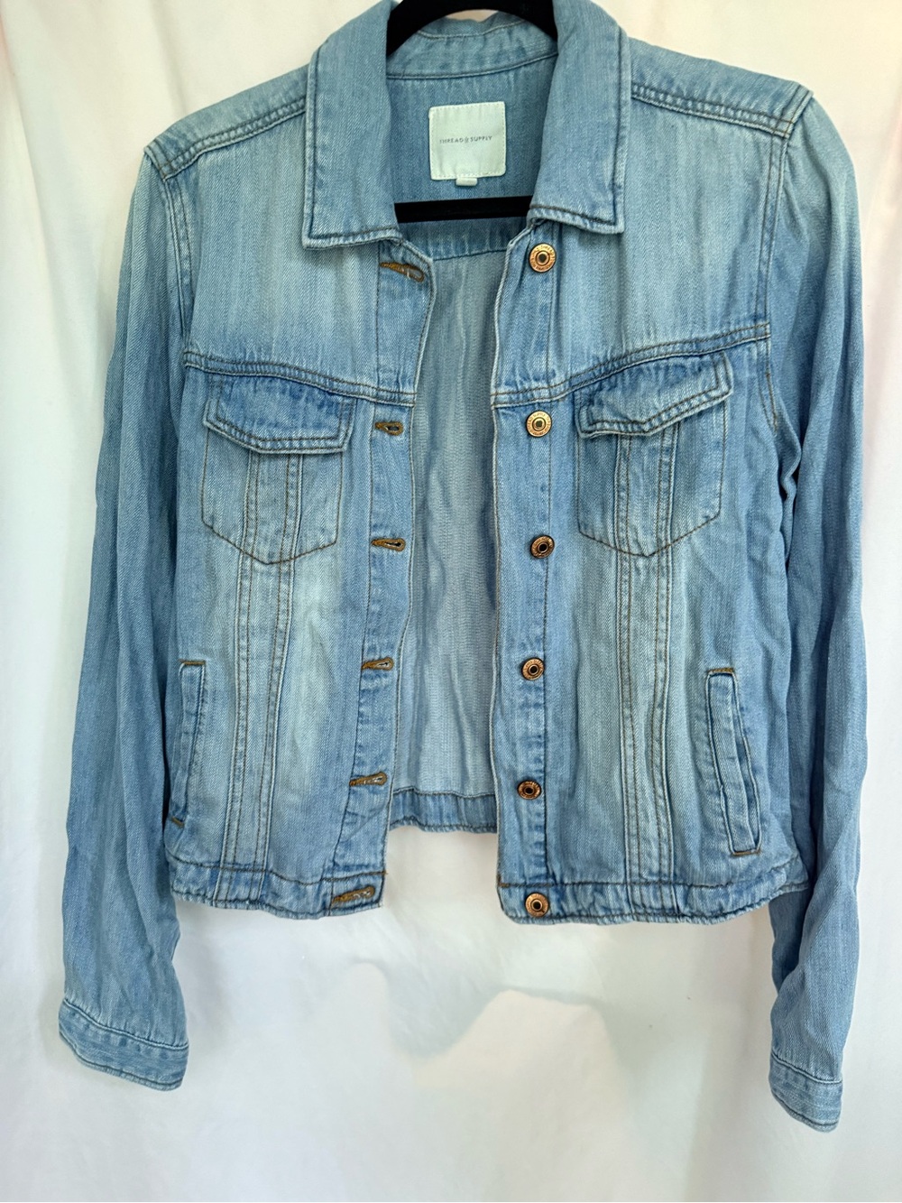 Thread & Supply Light Blue Denim Jacket